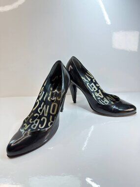 Marc by Marc Jacobs Black Patent Leather Heels – Made in Italy – EU 40 / US 9